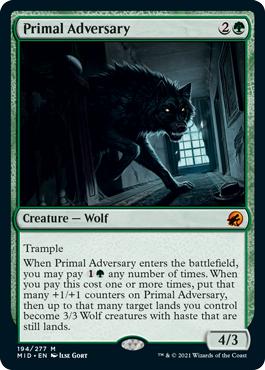 Primal Adversary - Innistrad: Midnight Hunt