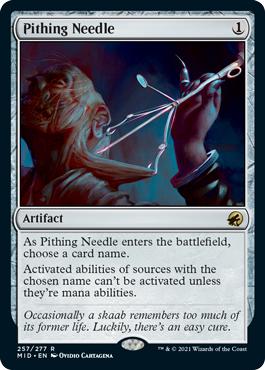 Pithing Needle - Innistrad: Midnight Hunt