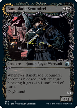 Baneblade Scoundrel -> Baneclaw Marauder - Innistrad: Midnight Hunt