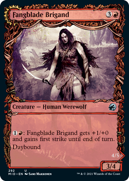 Fangblade Brigand -> Fangblade Eviscerator - Innistrad: Midnight Hunt