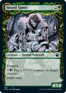 Hound Tamer -> Untamed Pup - Innistrad: Midnight Hunt