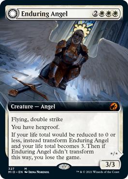 Enduring Angel -> Angelic Enforcer - Innistrad: Midnight Hunt