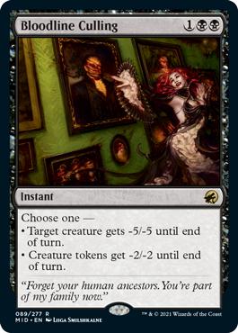 Bloodline Culling - Innistrad: Midnight Hunt