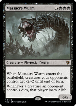 Massacre Wurm - Murders at Karlov Manor Commander