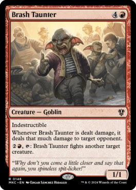 Brash Taunter - Murders at Karlov Manor Commander