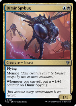 Dimir Spybug - Murders at Karlov Manor Commander