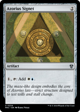 Azorius Signet - Murders at Karlov Manor Commander