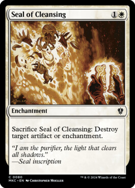 Seal of Cleansing - Murders at Karlov Manor Commander