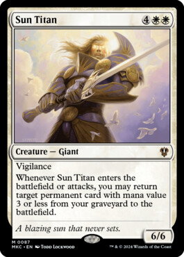 Sun Titan - Murders at Karlov Manor Commander