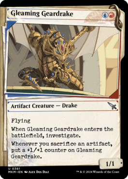 Gleaming Geardrake - Murders at Karlov Manor