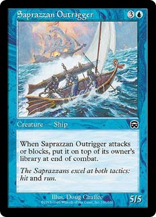 Saprazzan Outrigger - Mercadian Masques