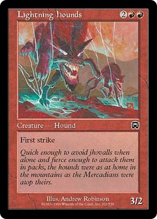 Lightning Hounds - Mercadian Masques