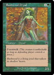 Rushwood Dryad - Mercadian Masques