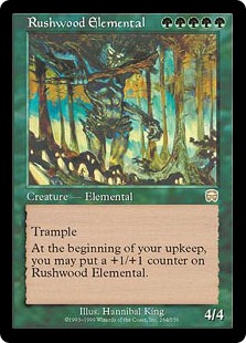 Rushwood Elemental - Mercadian Masques