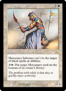 Mercenary Informer - Prophecy