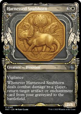 Harnessed Snubhorn - March of the Machine: The Aftermath