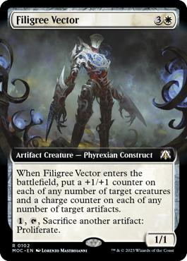 Filigree Vector - March of the Machine Commander