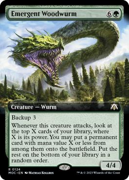 Emergent Woodwurm - March of the Machine Commander