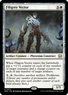 Filigree Vector - March of the Machine Commander