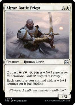 Abzan Battle Priest - March of the Machine Commander