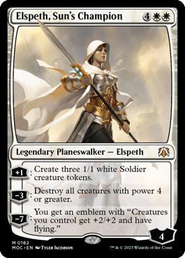 Elspeth, Sun's Champion - March of the Machine Commander