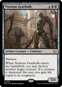 Noxious Gearhulk - March of the Machine Commander