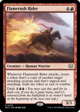 Flamerush Rider - March of the Machine Commander