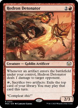 Hedron Detonator - March of the Machine Commander