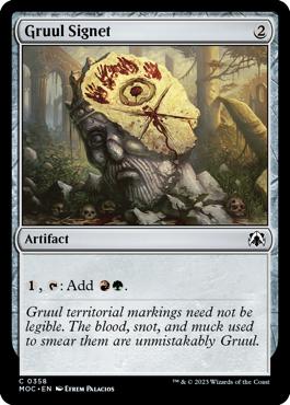 Gruul Signet - March of the Machine Commander