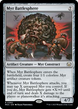 Myr Battlesphere - March of the Machine Commander