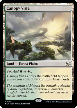 Canopy Vista - March of the Machine Commander