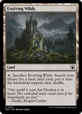 Evolving Wilds - March of the Machine Commander