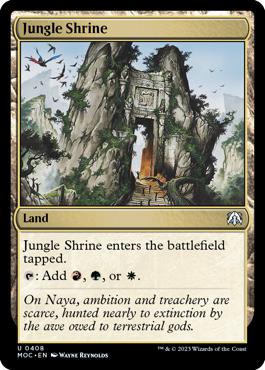 Jungle Shrine - March of the Machine Commander