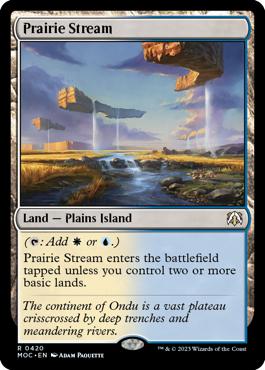 Prairie Stream - March of the Machine Commander