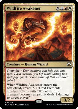 Wildfire Awakener - March of the Machine Commander