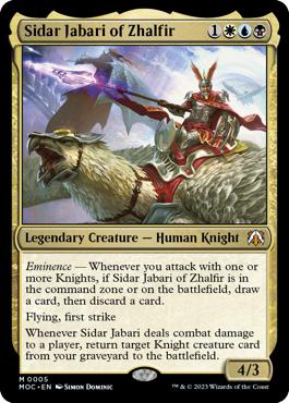 Sidar Jabari of Zhalfir - March of the Machine Commander