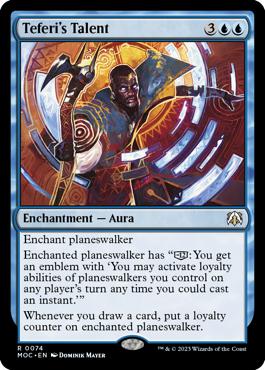 Teferi's Talent - March of the Machine Commander