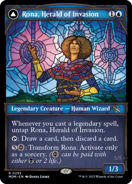 Rona, Herald of Invasion -> Rona, Tolarian Obliterator - March of the Machine