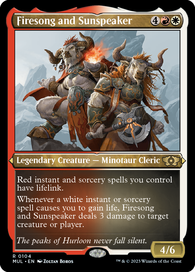 Firesong and Sunspeaker - Multiverse Legends