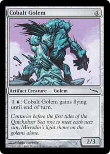 Cobalt Golem - Mirrodin