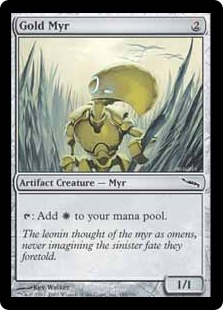 Gold Myr - Mirrodin