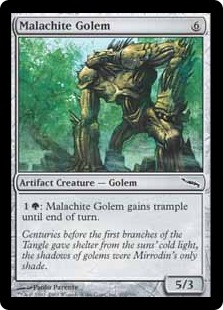 Malachite Golem - Mirrodin