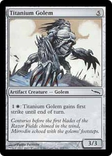 Titanium Golem - Mirrodin
