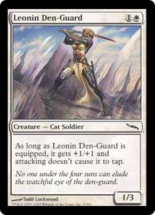 Leonin Den-Guard - Mirrodin