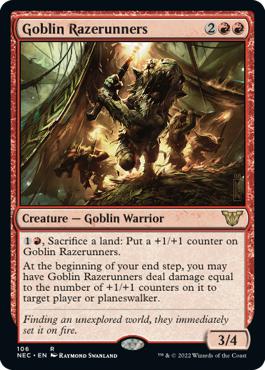 Goblin Razerunners - Kamigawa: Neon Dynasty Commander