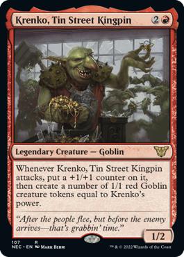 Krenko, Tin Street Kingpin - Kamigawa: Neon Dynasty Commander