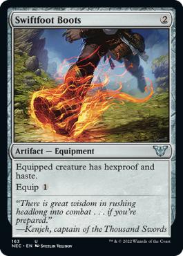 Swiftfoot Boots - Kamigawa: Neon Dynasty Commander