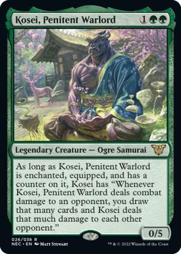 Kosei, Penitent Warlord - Kamigawa: Neon Dynasty Commander