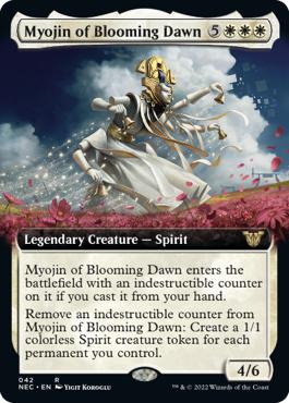 Myojin of Blooming Dawn - Kamigawa: Neon Dynasty Commander