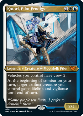 Kotori, Pilot Prodigy - Kamigawa: Neon Dynasty Commander